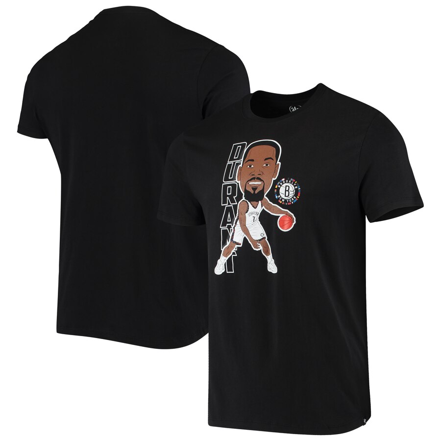 Men 2020 NBA #47 Kevin Durant Brooklyn Nets Black Bobblehead Player TShirt